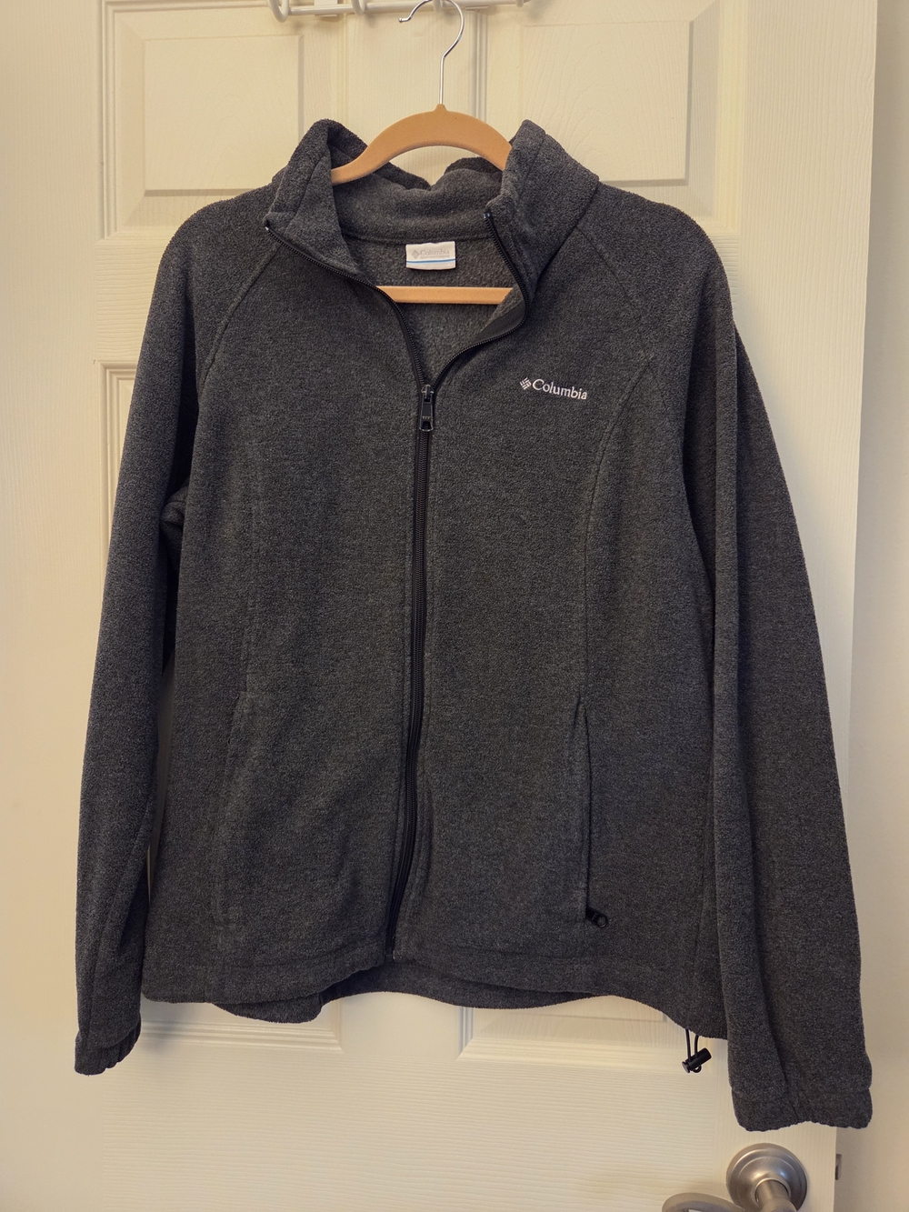 Columbia Women's Full-Zip Fleece Jacket - Charcoal Gray